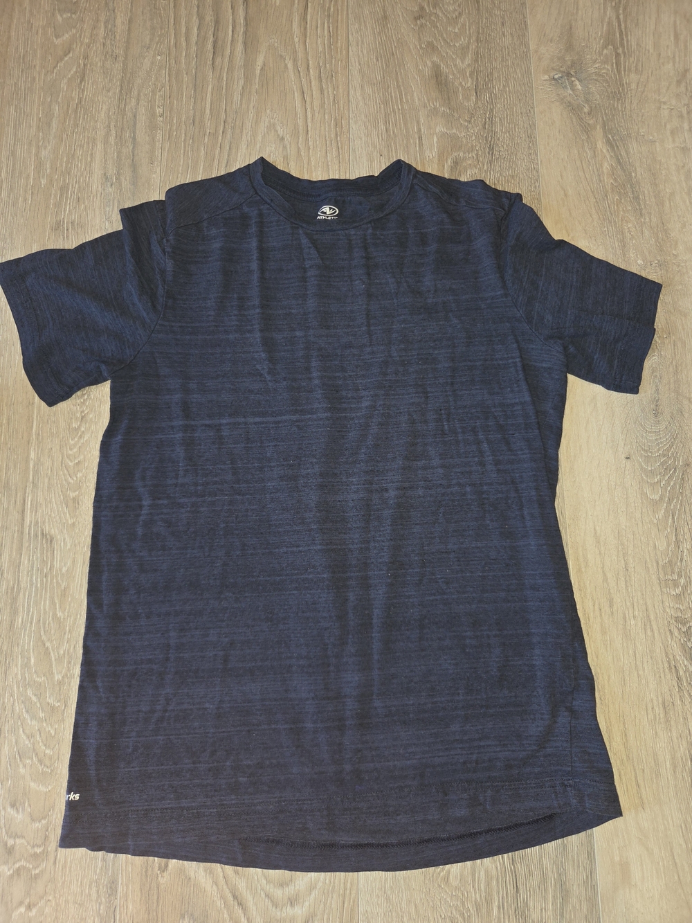 Athletic Works Boys Short Sleeve Tee in Navy Blue